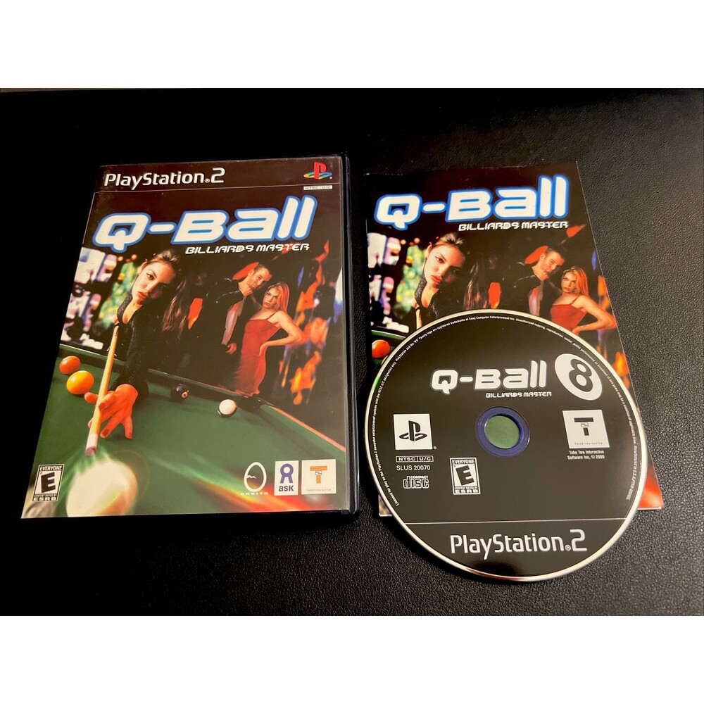 Q-Ball: Billiards Master (Sony PlayStation 2, 2000) Complete - Manual
